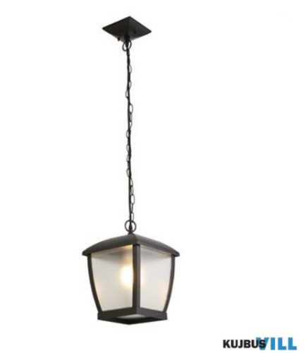 ALADDIN 6592BK Seattle Outdoor Pendant - Black > Clear Frosted Panels, IP44