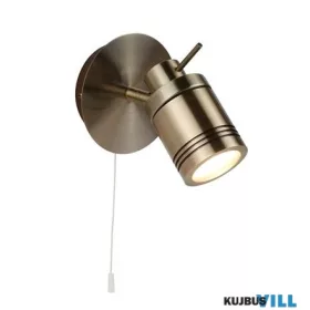   ALADDIN 6601AB Samson Spotlight Wall Light - Antique Brass Metal