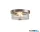 ALADDIN 66210-2SS Preston 2Lt Flush, Satin Silver with Seeded Glass