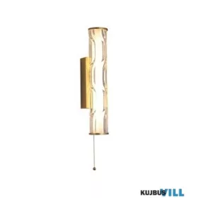   ALADDIN 66310-1GO Vibrate LED Wall Light, Matt Gold with Glass
