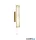 ALADDIN 66310-1GO Vibrate LED Wall Light, Matt Gold with Glass