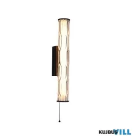   ALADDIN 66311-1BK Vibrate LED Wall Light, Matt Black with Glass