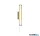 ALADDIN 66311-1GO Vibrate LED Wall Light, Matt Gold with Glass