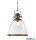 ALADDIN 6659 Industrial Pendant - Antique Brass & Clear Glass