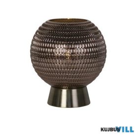   ALADDIN 67008AB Mila Table Lamp - Antique Brass Metal > Brown Glass