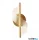 ALADDIN 67307GO Lux&Belle LED Wall Light-Painted Gold Metal & Clear Acrylic