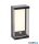 ALADDIN 67419BK Solar Wall Light - Black Metal > Frost PC