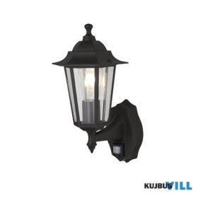   ALADDIN 68001BK Alex Outdoor Wall Light - Black Metal & Glass