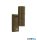 ALADDIN 7008-2RUS-LED Metro LED 2Lt Outdoor Wall Light - Rust Brown > Glass