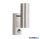 ALADDIN 7008-2SS-LED Metro LED 2Lt Outdoor Wall Light - Stainless Steel > Glass