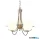 ALADDIN 7095-5AB Sphere 5Lt Pendant - Antique Brass Metal & Opal Glass
