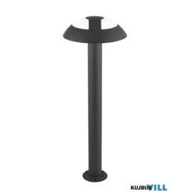   ALADDIN 7264-730 Mushroom Outdoor Post  - Dark Grey & Opal Polycarbonate