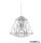 ALADDIN 7271CC Geometric Cage Ceiling Pendant - Chrome Metal