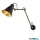 ALADDIN 7403BK Swing Arm  Wall Light  - Matt Black & Gold Metal