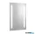 ALADDIN 7450 Bathroom Mirror w Shaving Socket  -  Chrome & Frosted, IP44