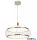 ALADDIN 75091-1SB Lux & Belle LED Ceiling Pendant - Satin Brass & White Metal