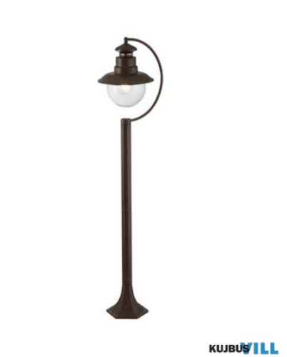 ALADDIN 7655RU Station 1100mm Outdoor Garden Post- Brown Metal > Glass,IP44