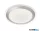 ALADDIN 7684-33SI Chester LED Bathroom Flush  -  Acrylic & Silver Metal, IP44