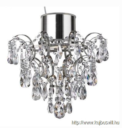 ALADDIN 7901-1CC-LED Belle LED Bathroom Chandelier - Chrome > Crystal, IP44