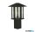 ALADDIN 7925-450 Venice 450mm Outdoor Post- Black Metal With Water Glass,IP44