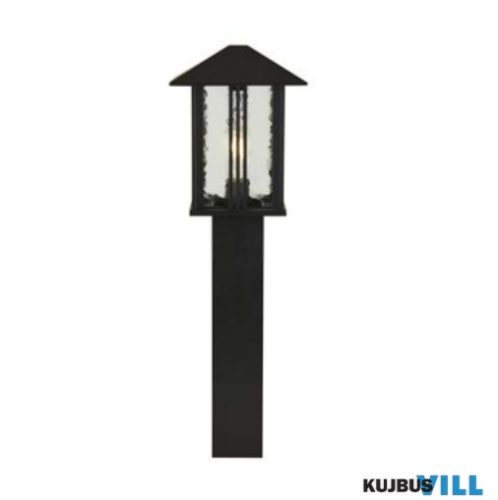 ALADDIN 7925-740 Venice Outdoor Post - Black Metal With Water Glass, IP44