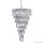 ALADDIN 7999-9CC Sigma 9Lt Chandelier - Chrome > Clear Acrylic Rods