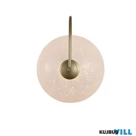   ALADDIN 80821-1GO Confetti LED Wall Light, Gold Metal and Confetti Glass