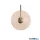 ALADDIN 80821-1GO Confetti LED Wall Light, Gold Metal and Confetti Glass