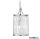 ALADDIN 8092-2CC Victoria  2Lt Pendant  - Chrome Metal & Clear Crystal