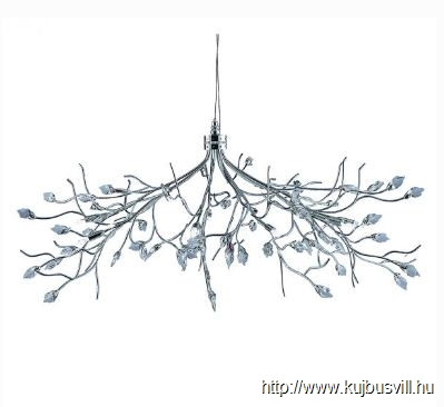 ALADDIN 8110-10CC Astbury 8Lt Pendant -Chrome > Acid Glass