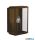 ALADDIN 8204RUS Box Outdoor Wall > Porch Light - Rustic Brown > Glass