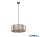 ALADDIN 82101-4CC Chapeau 4Lt Pendant/Semi-Flush - Amber, Smoke & Crystal