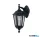 ALADDIN 82540BK Alex 220cm 3Lt Outdoor Post - Silk Black Metal & Glass, IP44