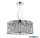 ALADDIN 8334-4CC Elise 4Lt Pendant to Semi-Flush - Chrome Metal & Crystal