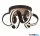 ALADDIN 8471BK Lux & Belle LED Ceiling Flush - Matt Black Metal
