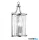 ALADDIN 8571CC Victoria  Wall Light  - Chrome Metal & Clear Crystal