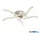 ALADDIN 8605-5CC Lux & Belle 5 Arm LED Ceiling Flush - Chrome & Clear Crystal