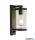 ALADDIN 8631BK Bakerloo Outdoor PIR Wall Light - Black > Clear Glass