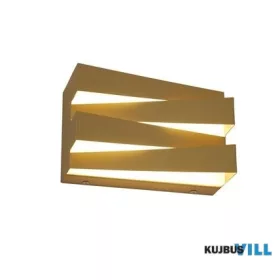 ALADDIN 86410GO Section LED Wall Light, Sand Gold Metal