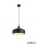 ALADDIN 87180BK Scotland 1Lt Pendant Convertible to Semi-Flush Black Metal