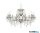 ALADDIN 87312-12SS Paris 12Lt Chandelier - Satin Silver & Clear Crystal Drops