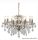 ALADDIN 8738-8AB Paris 8Lt Chandelier - Antique Brass > Clear Crystal Drops