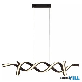 ALADDIN 8791BK Lux & Belle LED Pendant - Sand Black Metal