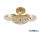 ALADDIN 88210-9BZ Wagon Wheel 9Lt Pendant - Bronze, Clear > Amber Glass