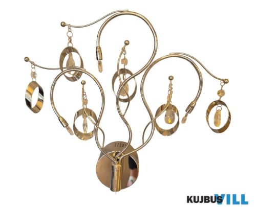 KIFUTÓ ALADDIN 8863-3CC RADIANCE 3LT CC WB-METAL TUBE/XTAL DETAIL