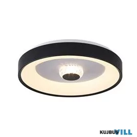 ALADDIN 89735-38BK Polka LED Flush Ceiling Light, Matt Black