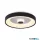 ALADDIN 89735-38BK Polka LED Flush Ceiling Light, Matt Black
