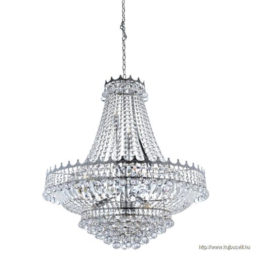 ALADDIN 9112-82CC Versailles 13Lt Chandelier - Chrome Frame > Crystal