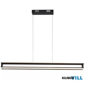   ALADDIN 91411BK Lux&Belle LED Bar Pendant-Brushed Black Metal
