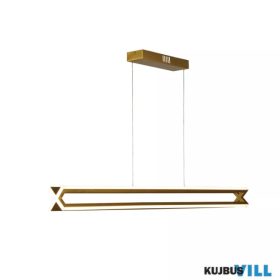 ALADDIN 91411GO Lux&Belle LED Bar Pendant-Brushed Gold Metal